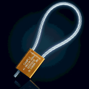 high security cable seal 4×250 mm (iso 17712:2013)