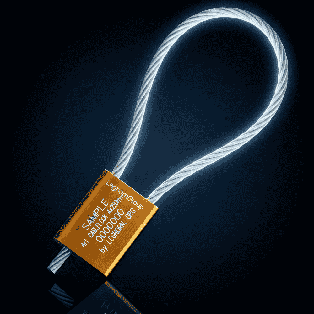 high security cable seal 4×250 mm (iso 17712:2013)
