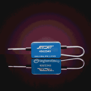 three state uhf rfid myrmidon seal: iso certified high security cable seal